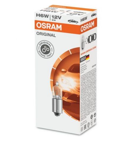 Autožárovka Osram Original H6W 12V 6W BAX9s - krabička 1ks | Filson Store