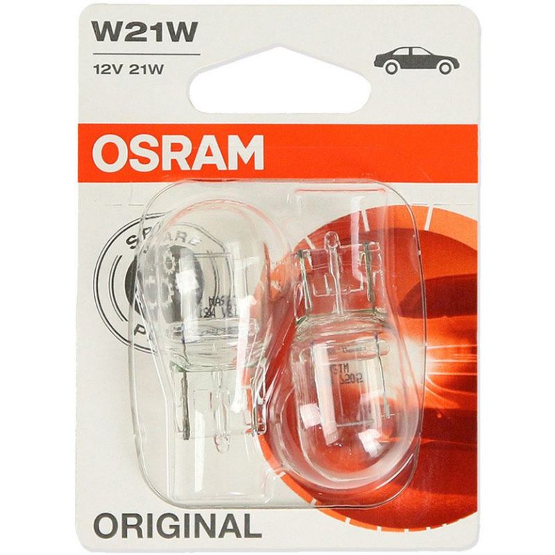 Autožárovka Osram Original W21W 12V 21W W3x16d T20 - blister 2ks