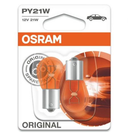 Autožárovka Osram Original PY21W 12V BAU15s - oranžová / blister 2ks | Filson Store