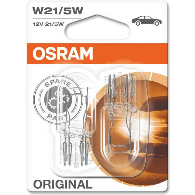 Autožárovka Osram Original W21/5W 12V 21/5W W3X16g T20 - blister 2ks