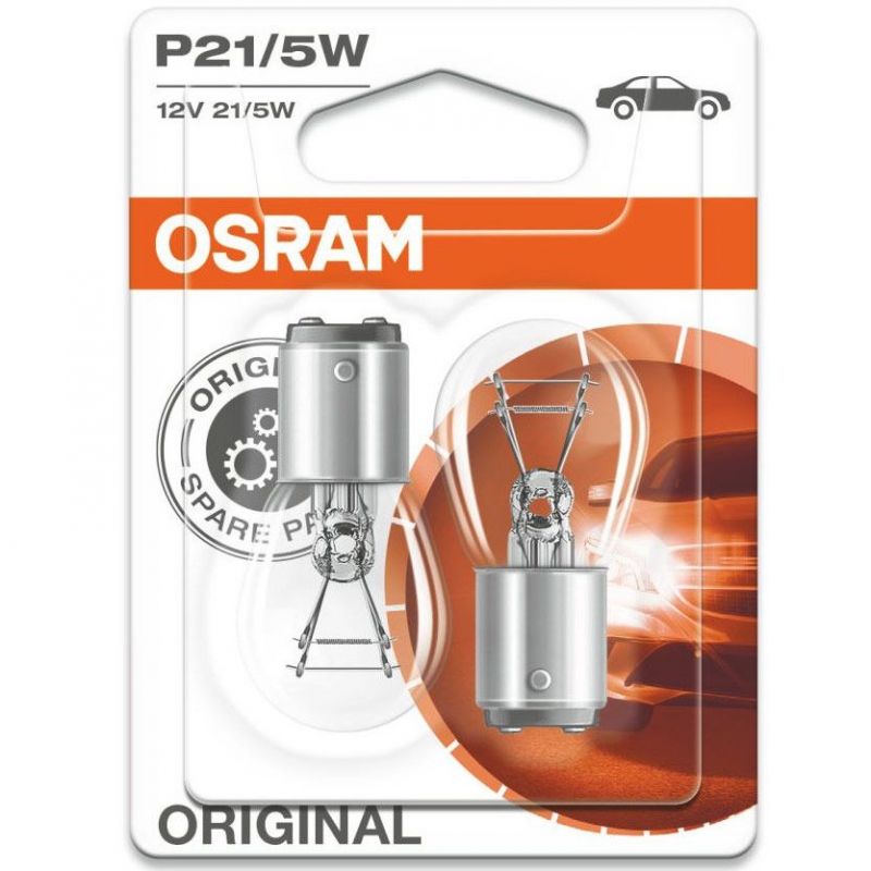 Autožárovka Osram Original P21/5W 12V 21/5W BAY15d - blister 2ks