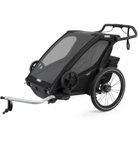 Multifunkční dětský sportovní vozík / kočárek pro běh a procházky pro 2 děti Thule Chariot Sport 2 - Midnight Black | Filson ...