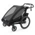 Multifunkční dětský sportovní vozík / kočárek pro běh a procházky pro 2 děti Thule Chariot Sport 2 - Midnight Black | Filson ...