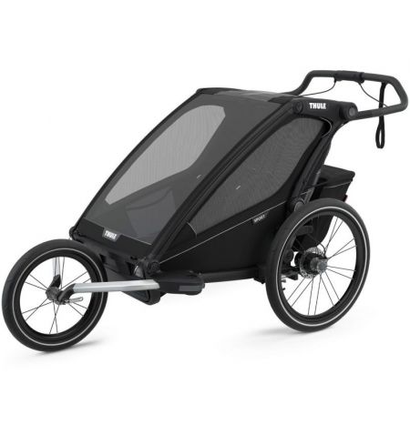 Multifunkční dětský sportovní vozík / kočárek pro běh a procházky pro 2 děti Thule Chariot Sport 2 - Midnight Black | Filson ...