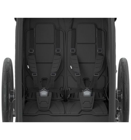 Multifunkční dětský sportovní vozík / kočárek pro běh a procházky pro 2 děti Thule Chariot Sport 2 - Midnight Black | Filson ...