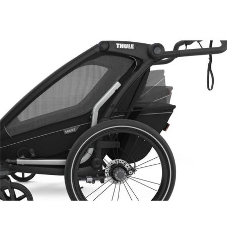 Multifunkční dětský sportovní vozík / kočárek pro běh a procházky pro 2 děti Thule Chariot Sport 2 - Midnight Black | Filson ...