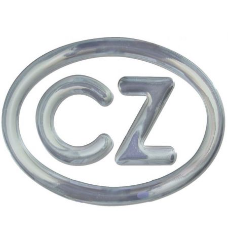 Samolepka poloplastická - CZ / stříbrná / malá | Filson Store
