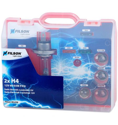Autožárovky - servisní kufřík žárovek a pojistek / Uni H4 | Filson Store