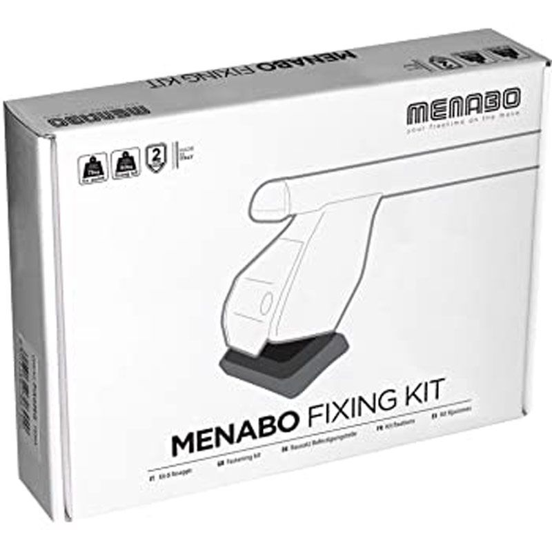 Montážní kit pro patky tyčí střešního nosiče Menabo Tema Fix 002G - sada 4ks / příslušenství