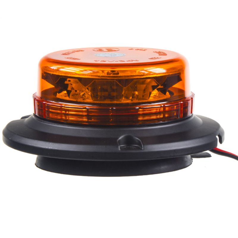 Maják LED diodový - oranžový / 12-24V / 12x 3W LED / magnetické uchycení / ECE R65 R10 | Filson Store