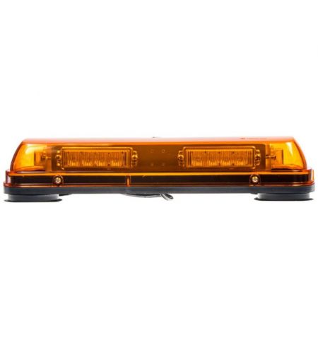 Rampa světelná LED diodová - oranžová / 12V / 24x 1W LED / šířka 44cm / magnetické uchycení / ECE R10 | Filson Store
