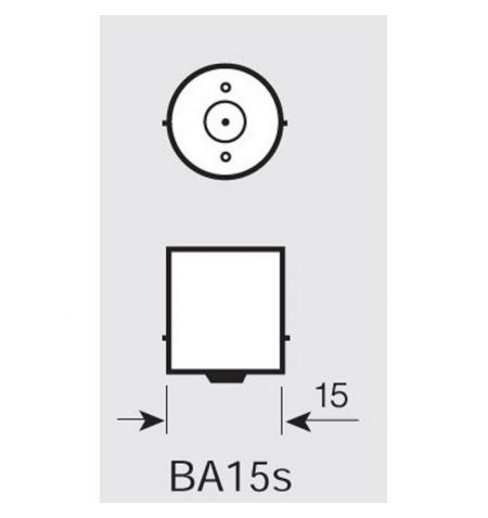 Žárovka LED diodová 12V / BA15S / bílá / 50x LED 3014SMD | Filson Store