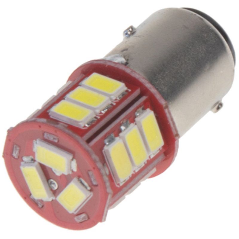 Žárovka LED diodová 12-24V / BAY15D dvouvlákno 21/5W / bilá / 18x LED 5730SMD