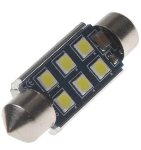 Žárovka LED diodová 12V / sufit 39mm / bílá / 6x LED 3030SMD | Filson Store