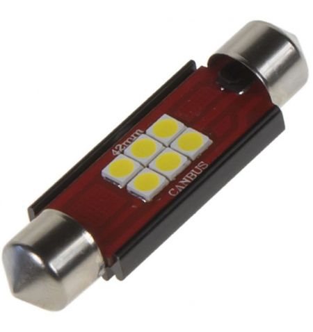 Žárovka LED diodová 12-24V / sufit 42mm / bílá / 6x LED 2835SMD | Filson Store