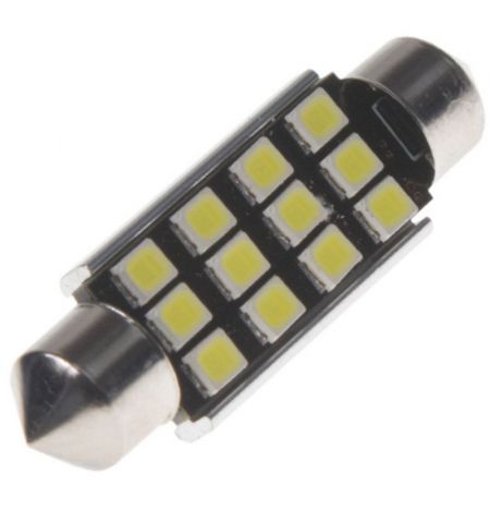 Žárovka LED diodová 12V / sufit 42mm / bílá / 12x LED 2835SMD | Filson Store