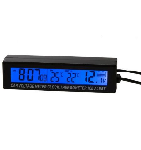 Teploměr digitální vnitřní / venkovní / hodiny / voltmetr | Filson Store