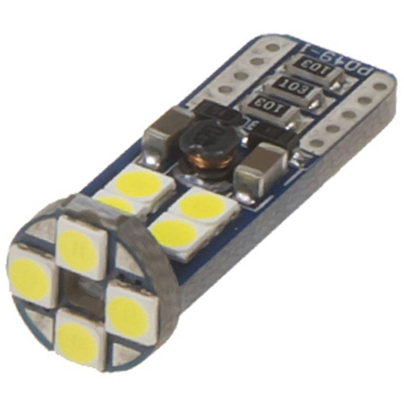 Žárovka LED diodová 12-24V / T10 W5W / bílá / 12x LED 3030SMD