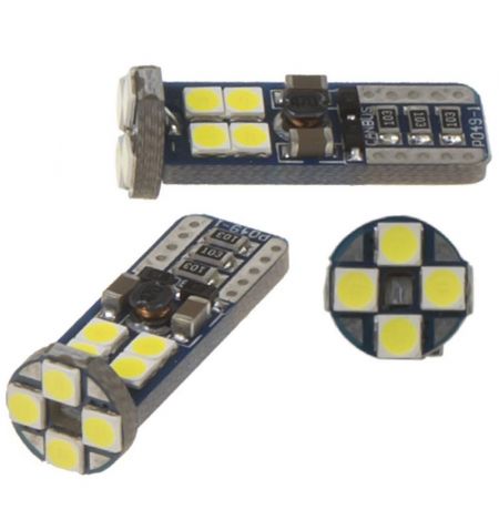 Žárovka LED diodová 12-24V / T10 W5W / bílá / 12x LED 3030SMD | Filson Store