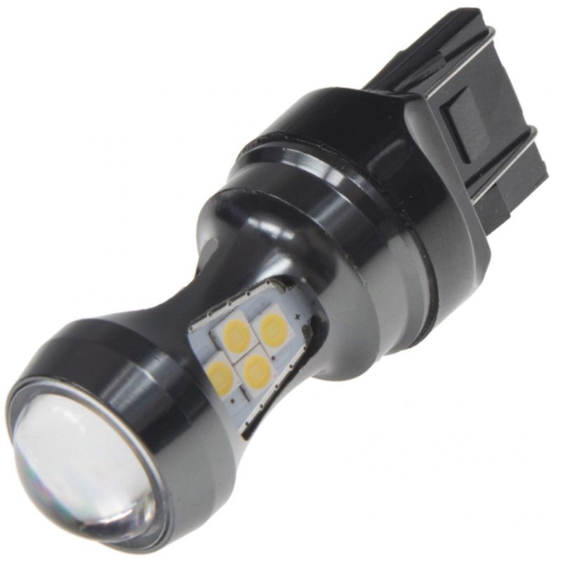 Žárovka LED diodová 12-24V / T20 7443 / bílá / 16x LED 3030SMD