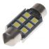 Žárovka LED diodová 12V / sufit 36mm / bílá / 6x LED 3030SMD | Filson Store
