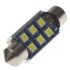 Žárovka LED diodová 12V / sufit 39mm / bílá / 6x LED 3030SMD | Filson Store