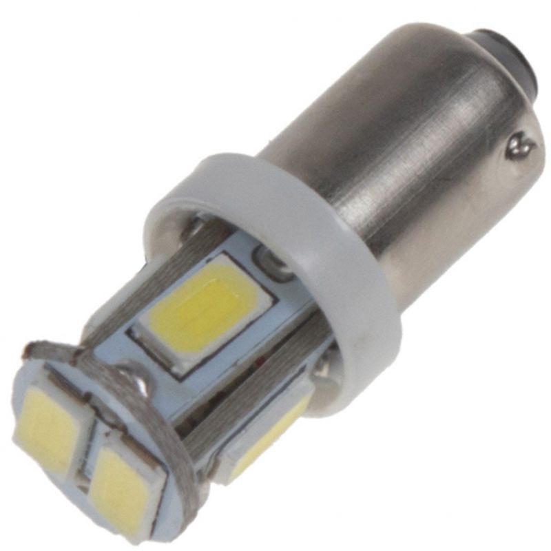 Žárovka LED diodová 12V / BA9S / bílá / 6x LED 5730SMD