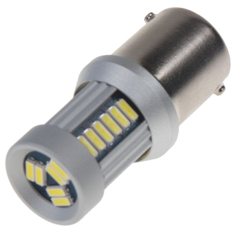 Žárovka LED diodová 12-24V / BA15S / bílá / 30x LED 4014SMD