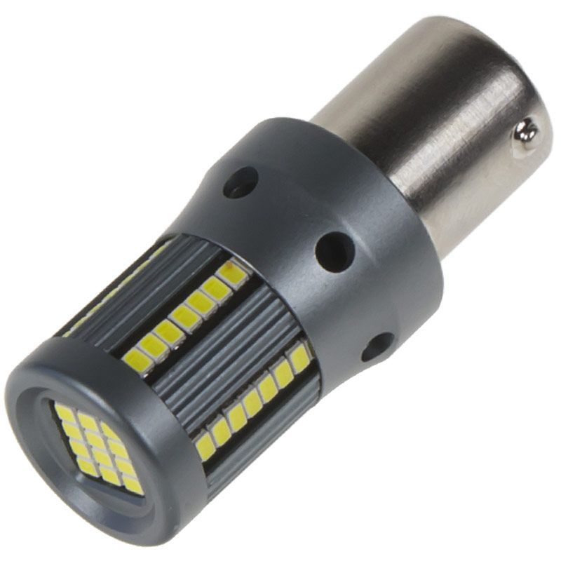 Žárovka LED diodová 12-24V / BA15S / bílá / 66x LED 2016SMD