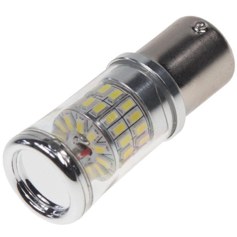 Žárovka LED diodová 12-24V / BA15S / bílá / 48x SMD LED 1W