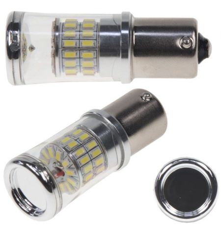 Žárovka LED diodová 12-24V / BA15S / bílá / 48x SMD LED 1W | Filson Store