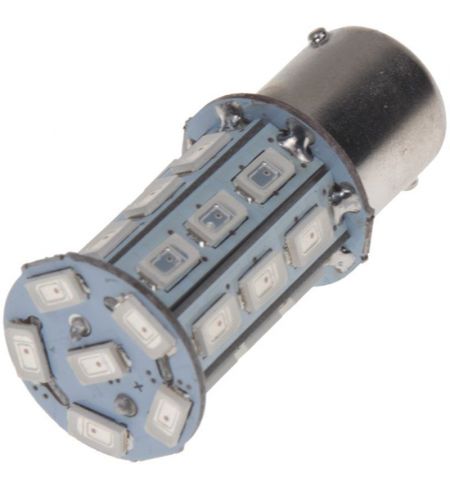 Žárovka LED diodová 12V / BA15S / červená / 28x 3SMD 5050SMD LED | Filson Store