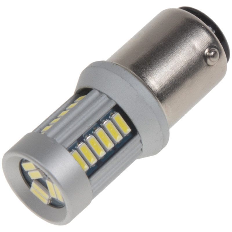 Žárovka LED diodová 12-24V / BAY15d / bílá / 30x LED 4014SMD