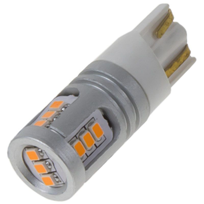 Žárovka LED diodová 12-24V / T10 / oranžová / 15x SMD LED diody 1W