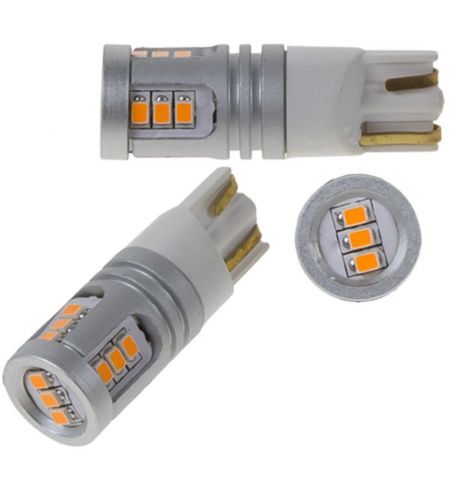 Žárovka LED diodová 12-24V / T10 / oranžová / 15x SMD LED diody 1W | Filson Store