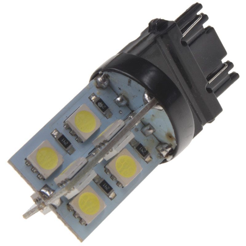 Žárovka LED diodová 12V / T20 3157 / bílá / 16x 3 5050SMD LED