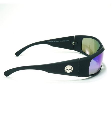 Brýle sluneční Polarized 77 - obroučky černé / skla modrá zrcadlová / polarizační skla / pouzdro a utěrka | Filson Store