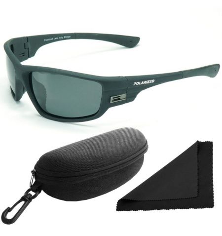 Brýle sluneční Polarized 96 - obroučky černé / skla tmavá / polarizační skla / pouzdro a utěrka | Filson Store