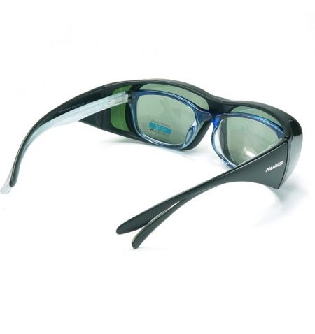 Brýle sluneční Polarized 202 - obroučky černé / skla tmavá / polarizační / pouzdro a utěrka / přes dioptrické brýle | Filson ...