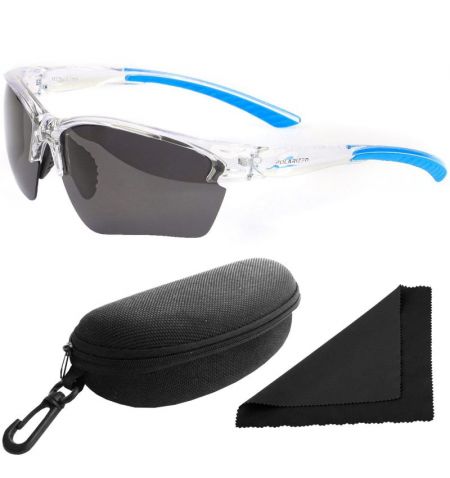 Brýle sluneční Polarized 251 - obroučky průhledné-modré / skla tmavá / polarizační skla / pouzdro a utěrka | Filson Store