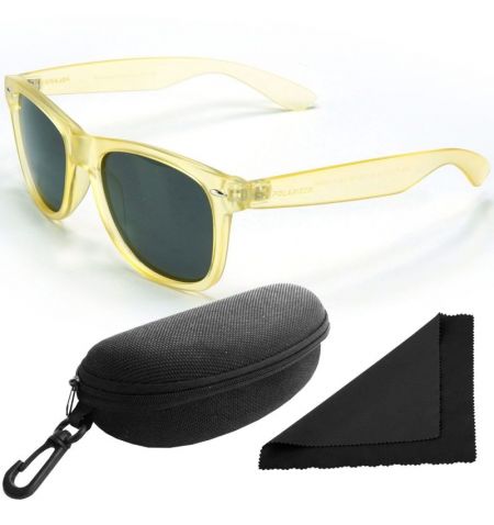 Brýle sluneční Polarized 257 - obroučky zlaté / skla tmavá / polarizační skla / pouzdro a utěrka | Filson Store