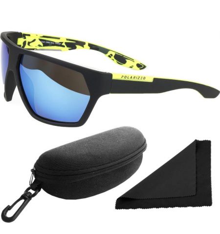 Brýle sluneční Polarized 261 - obroučky černá kamufláž / skla modrá zrcadlová / polarizační skla / pouzdro a utěrka | Filson ...