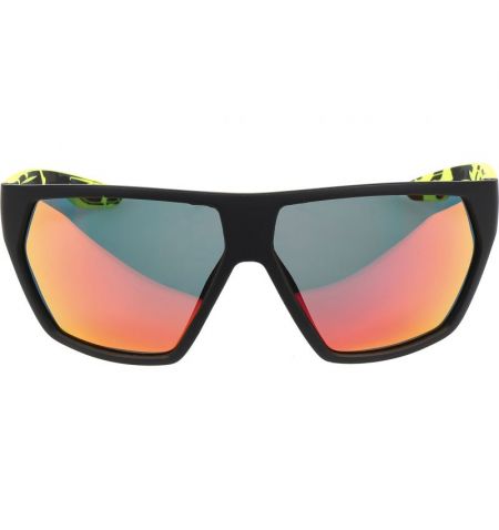 Brýle sluneční Polarized 261 - obroučky černá kamufláž / skla červeno-zlatá zrcadlová / polarizační skla / pouzdro a utěrka |...