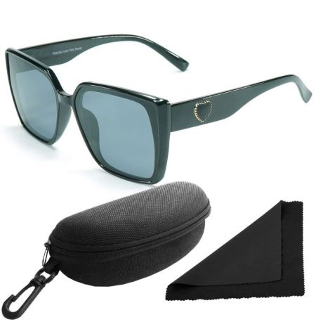 Brýle sluneční Polarized 268 - obroučky černé / skla tmavá / polarizační skla / pouzdro a utěrka | Filson Store
