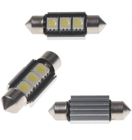 Žárovka LED diodová 12V / sufit 36mm / bílá / 3x 3SMD LED | Filson Store
