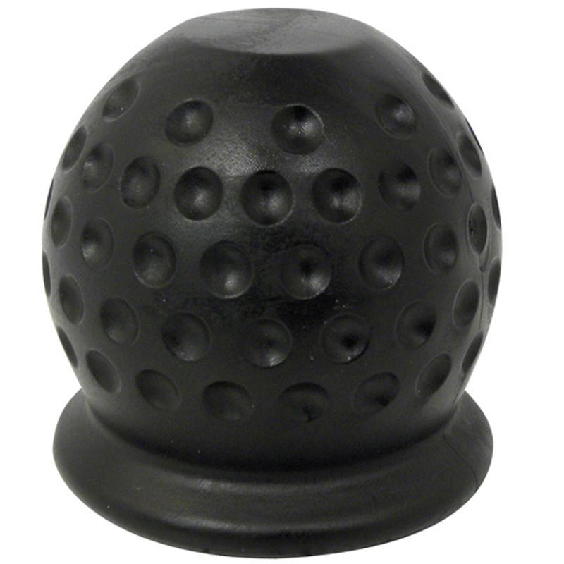 Krytka na kouli tažného zařízení - gumová černá / golfový míček