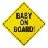 Tabulka / označení vozidla s přísavkou - Baby on Board / Dítě v autě | Filson Store