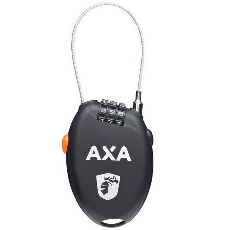 Zámek na jízdní kolo / elektrokolo kapesní kabelový Axa 75cm x 1.6mm - na číselný kód | Filson Store Zámek na jízdní kolo / elektrokolo kapesní kabelový Axa 75cm x 1.6mm - na číselný kód | Filson Store