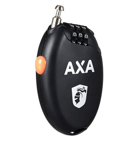 Zámek na jízdní kolo / elektrokolo kapesní kabelový Axa 75cm x 1.6mm - na číselný kód | Filson Store