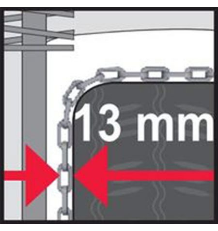 Sněhové řetězy Pewag Servomatik SUV pro dodávky / Off-Road / 4x4 / SUV / MPV do hmotnosti vozidla 3.5t - velikost RSM 81A V |...